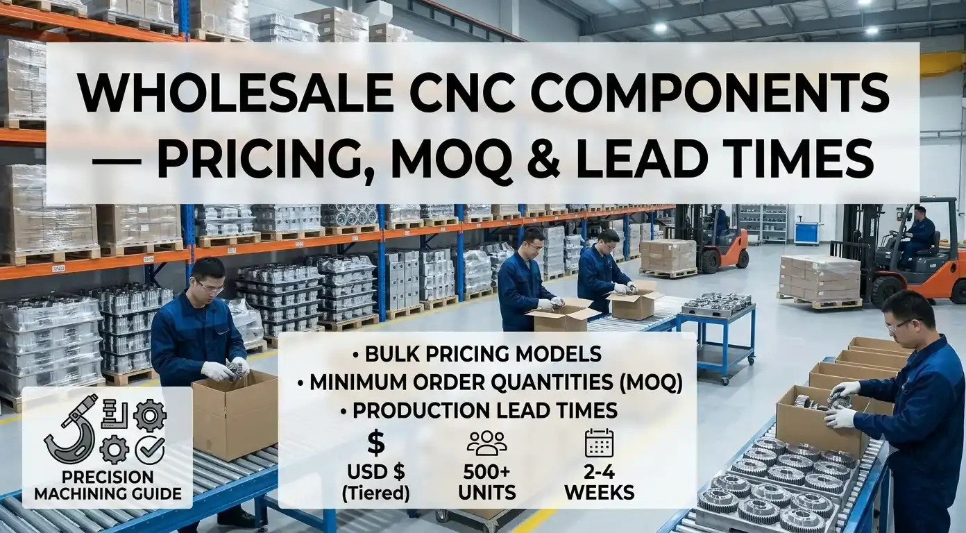 Wholesale CNC Components & Pricing, MOQ, Lead Times