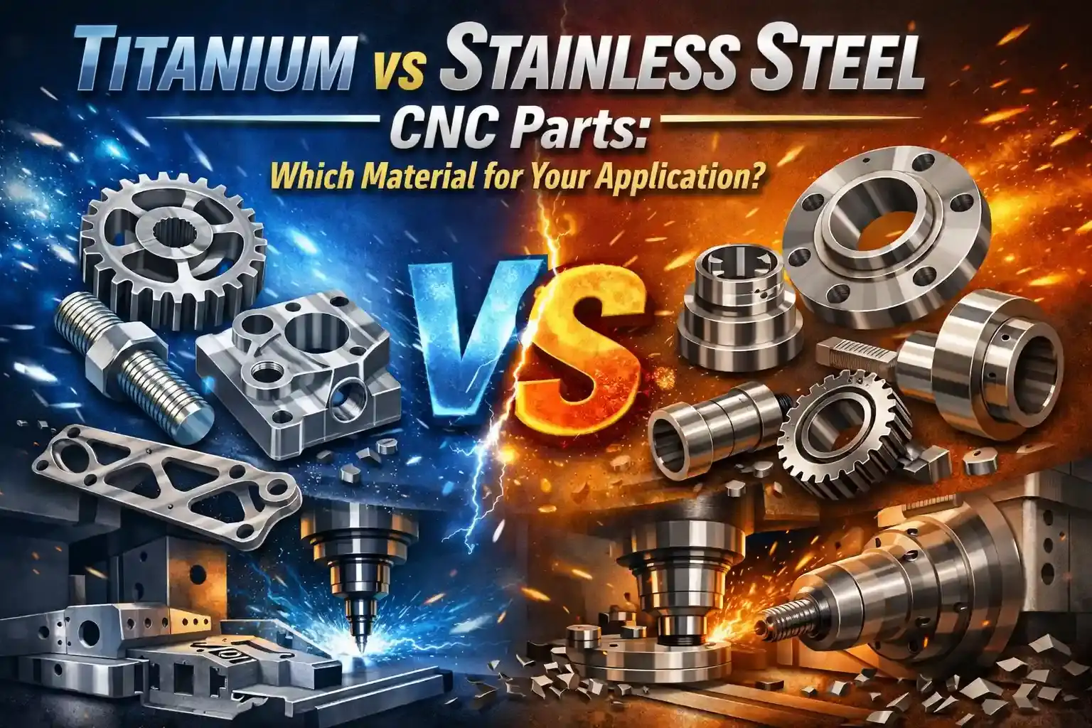 Titanium vs Stainless Steel CNC Parts: Which Material for Your Application