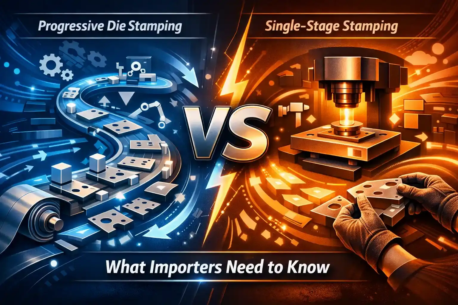 Progressive Die Stamping vs. Single-Stage: What Importers Need to Know