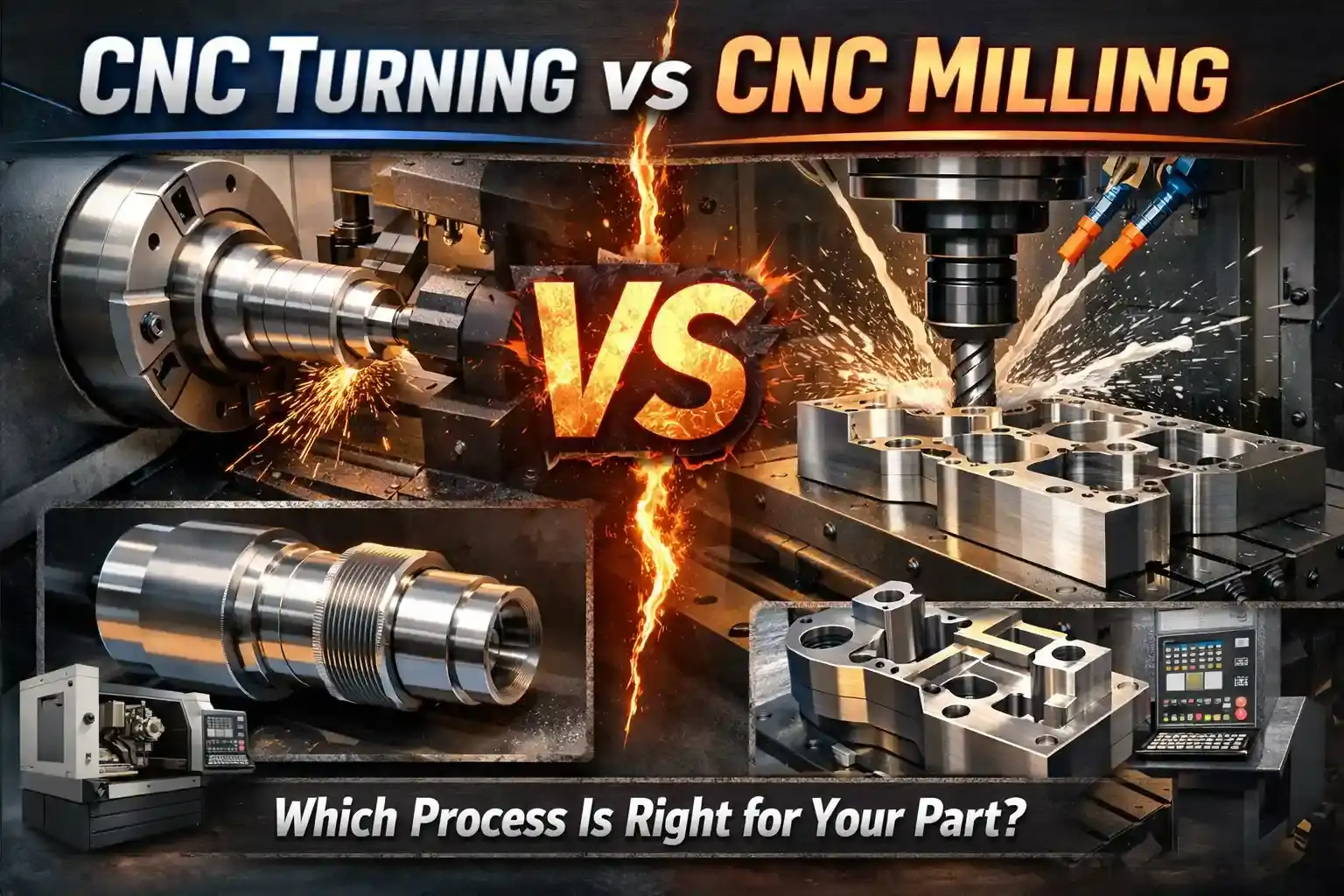 CNC Turning vs CNC Milling Which Process Is Right for Your Part