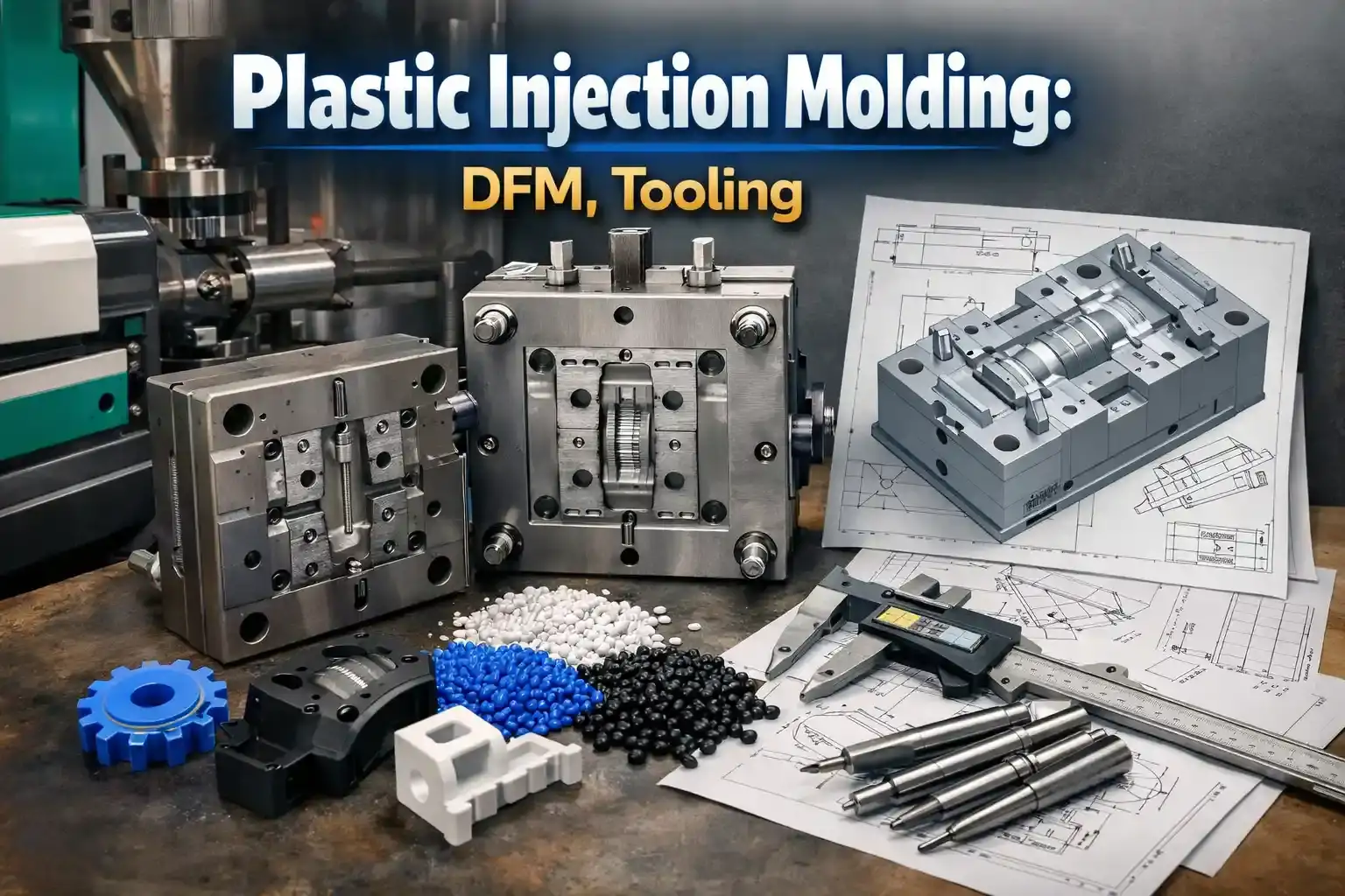 Plastic Injection Molding: DFM, Tooling