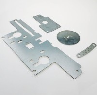 Custom Stamped Sheet Metal Fabrication Parts - Aluminum/Steel Electronic Chassis with Powder Coating for Industrial Aut