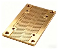 High Conductivity CNC Milled Copper Parts Customized Industrial Grade Copper Machining Service