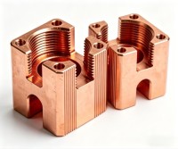Custom 5-Axis CNC Machined Pure Copper Components High Precision Copper Machining Parts