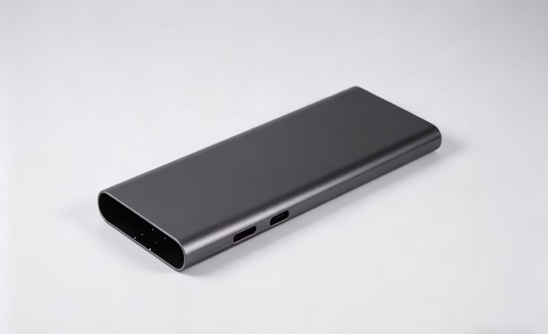 CNC Machining Custom Anodized Aluminum Alloy Housing for Portable Power Bank