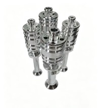 Custom Titanium Alloy CNC Turning Center Machined Special-Shaped Parts, OEM Precision Titanium Components