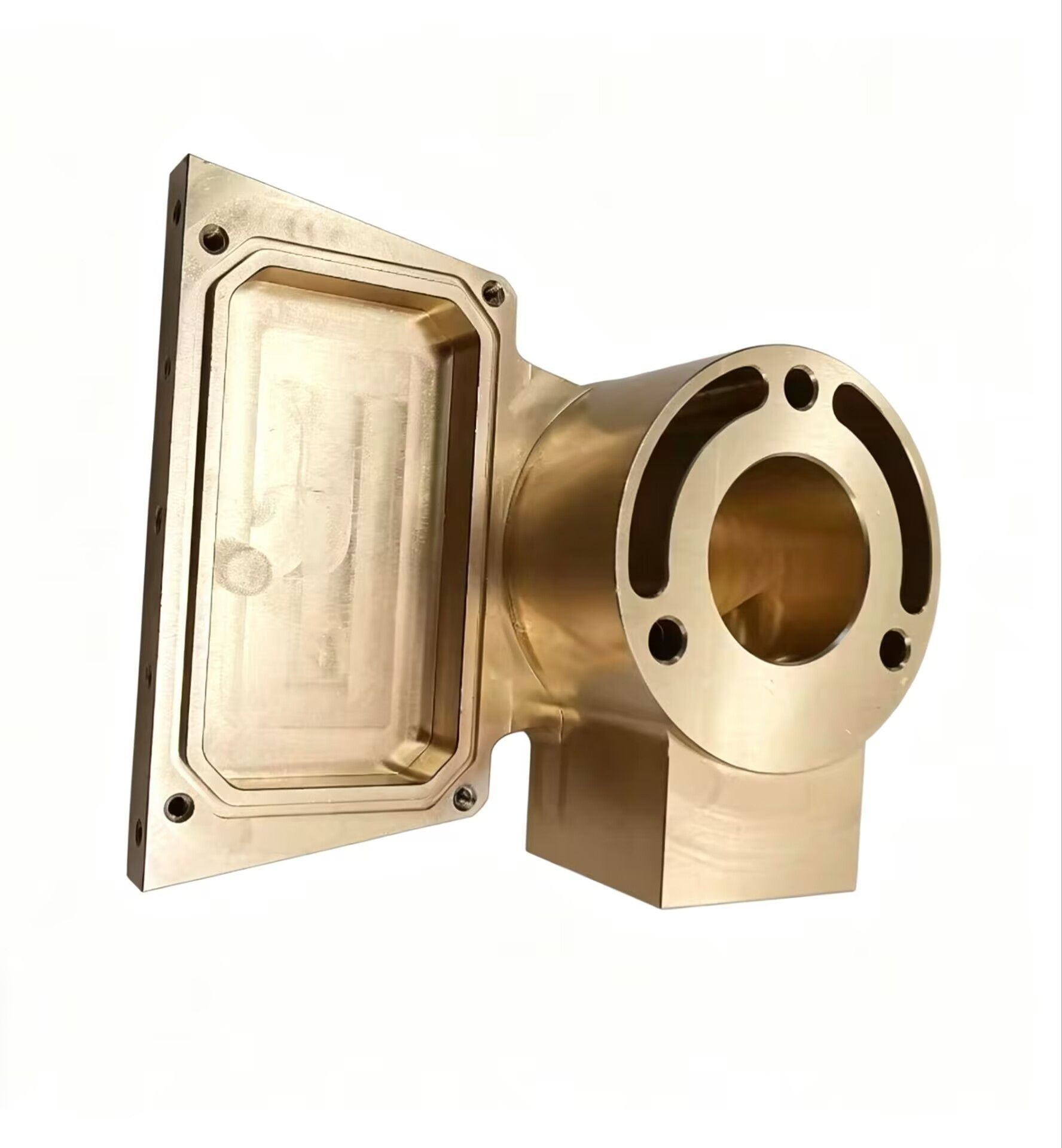 high conductivity copper parts, precision copper CNC milling, custom copper mechanical components, copper machining