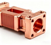 Custom 5-Axis CNC Machined Pure Copper Components High Precision Copper Machining Parts