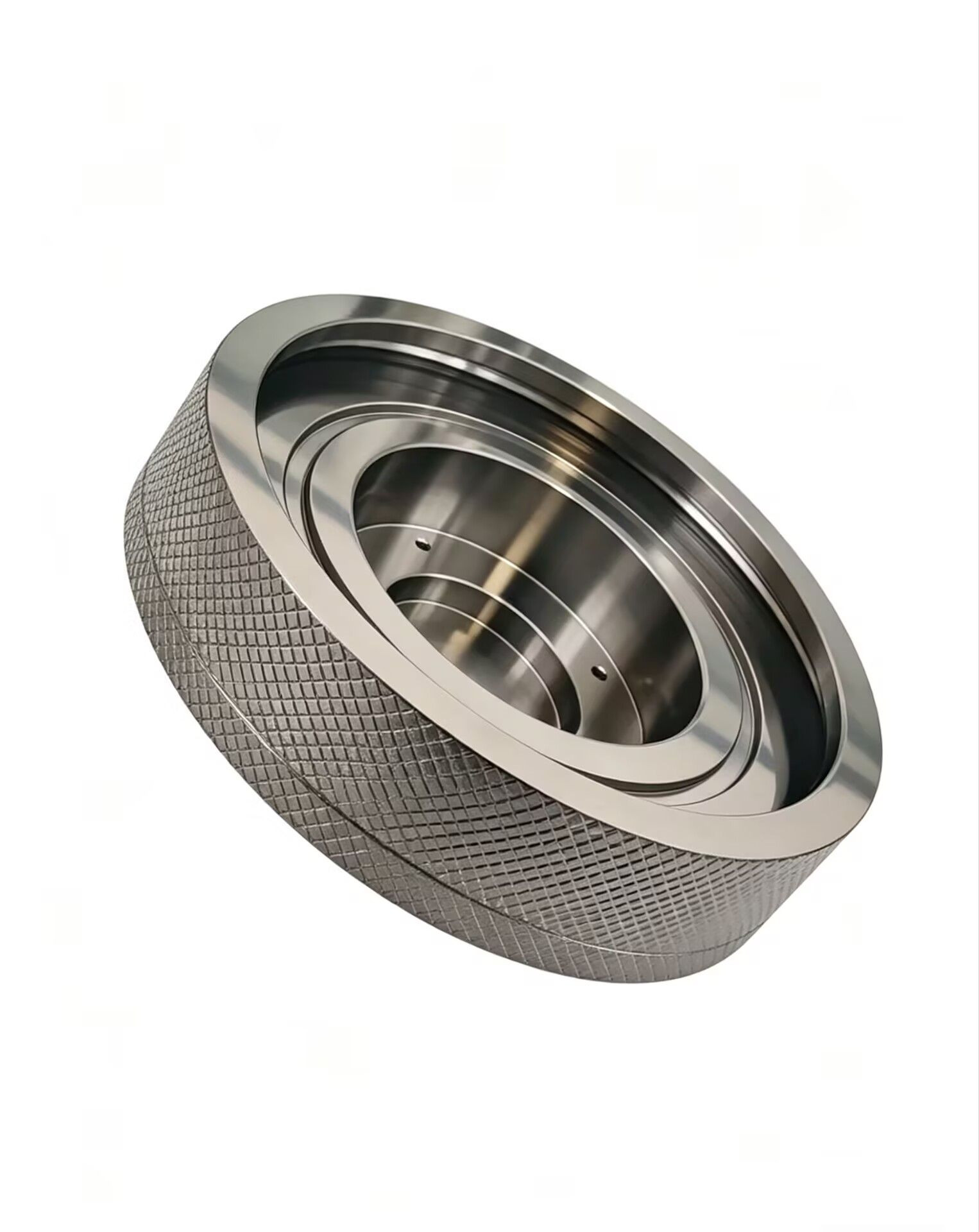 Knurled Titanium Alloy CNC Machined Wheel Parts Custom Precision CNC Turning Service