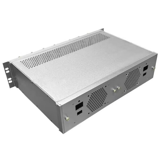 Custom Stamped Sheet Metal Fabrication Parts - Aluminum/Steel Electronic Chassis with Powder Coating for Industrial Aut