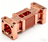 Custom 5-Axis CNC Machined Pure Copper Components High Precision Copper Machining Parts