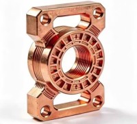 ISO Certified 5-Axis CNC Machining Copper Components Tight Tolerance Copper Mechanical Parts