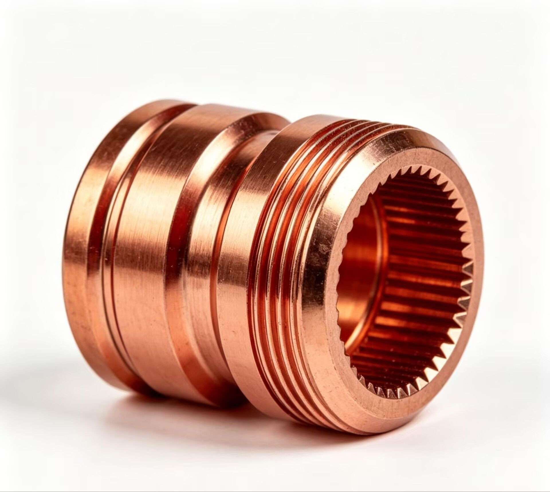 ISO Certified 5-Axis CNC Machining Copper Components Tight Tolerance Copper Mechanical Parts