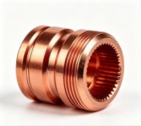 ISO Certified 5-Axis CNC Machining Copper Components Tight Tolerance Copper Mechanical Parts