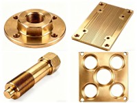 High Conductivity CNC Milled Copper Parts Customized Industrial Grade Copper Machining Service