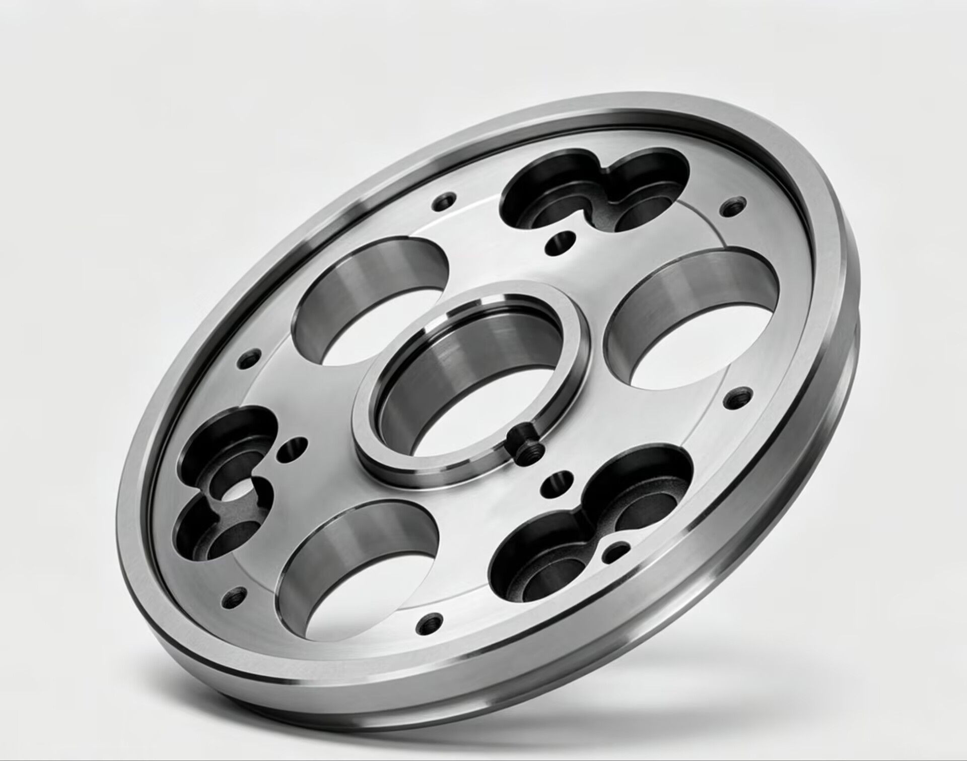 Custom CNC Machined Stainless Steel Flange Plate for Industrial Equipment